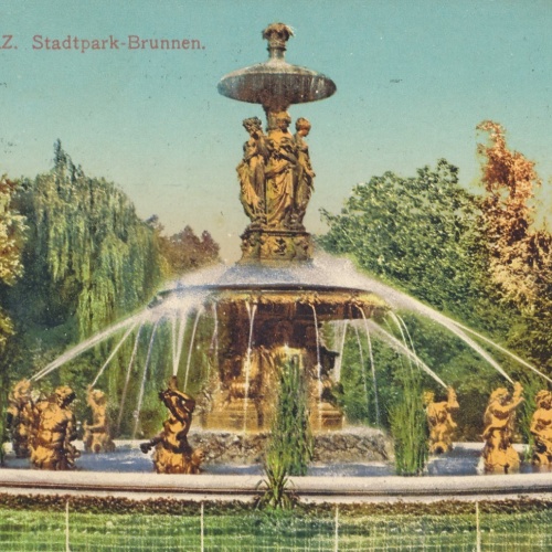AK aus Graz mit Brunnen Steiermark Ansichtskarte (17252)