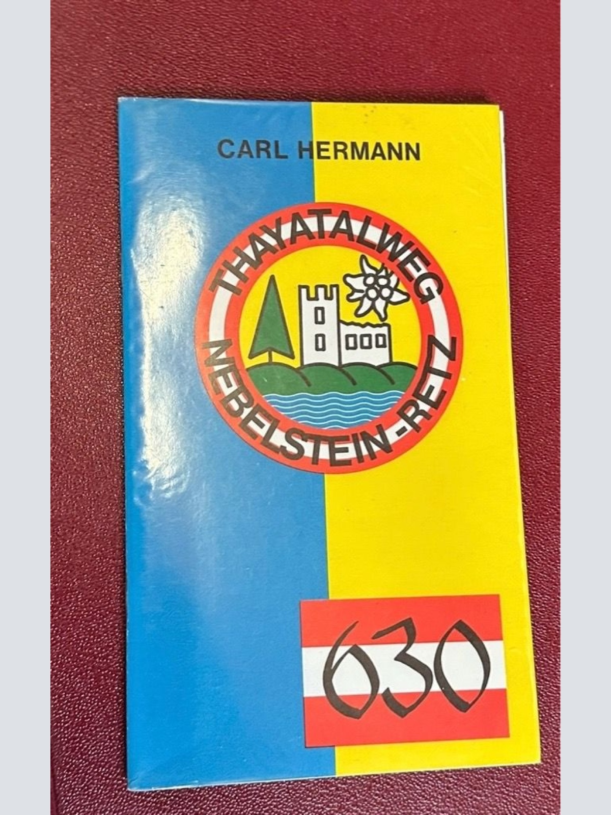 Thayatalweg-Führer Nebelstein Retz Hermann, Carl: