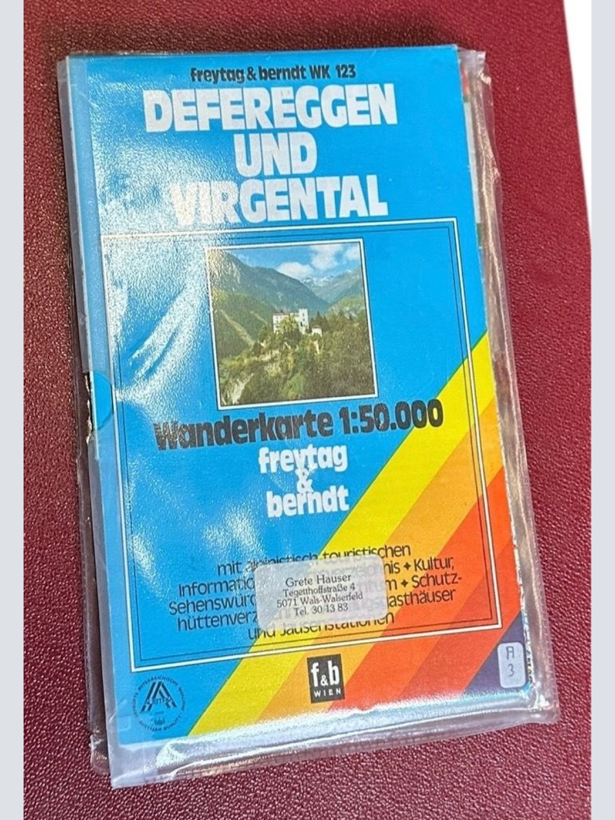 Freytag Berndt Wanderkarten. Defereggen und Virgental - Maßstab 1:50 000 freytag