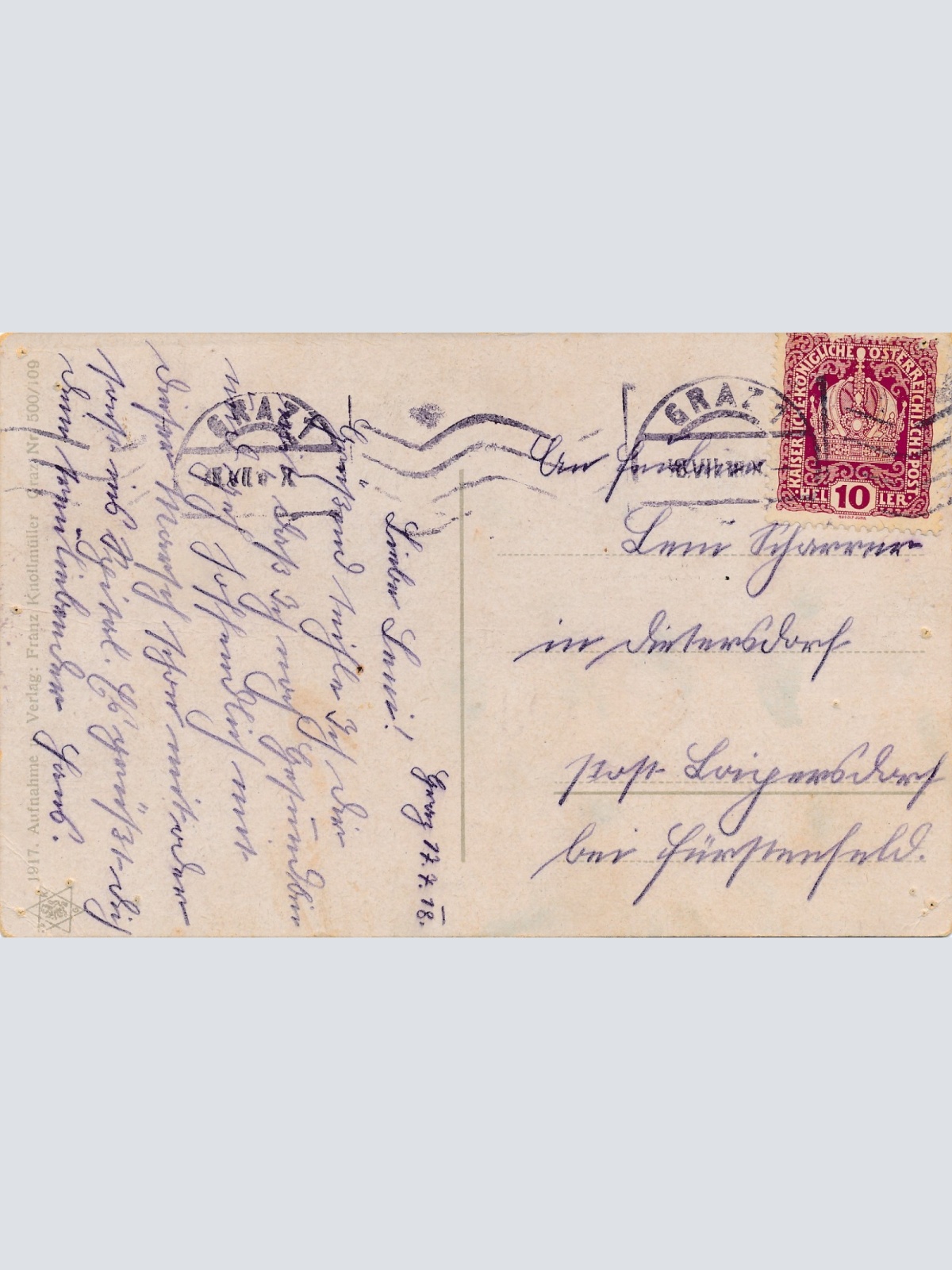 AK aus Graz Schlossbergbahn Steiermark Ansichtskarte (17263)