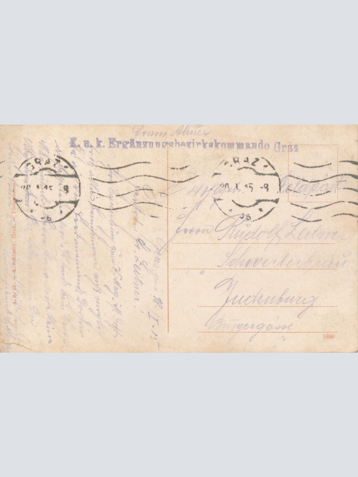 AK aus Graz Franz Josefs Brunnen Steiermark Ansichtskarte (17276)