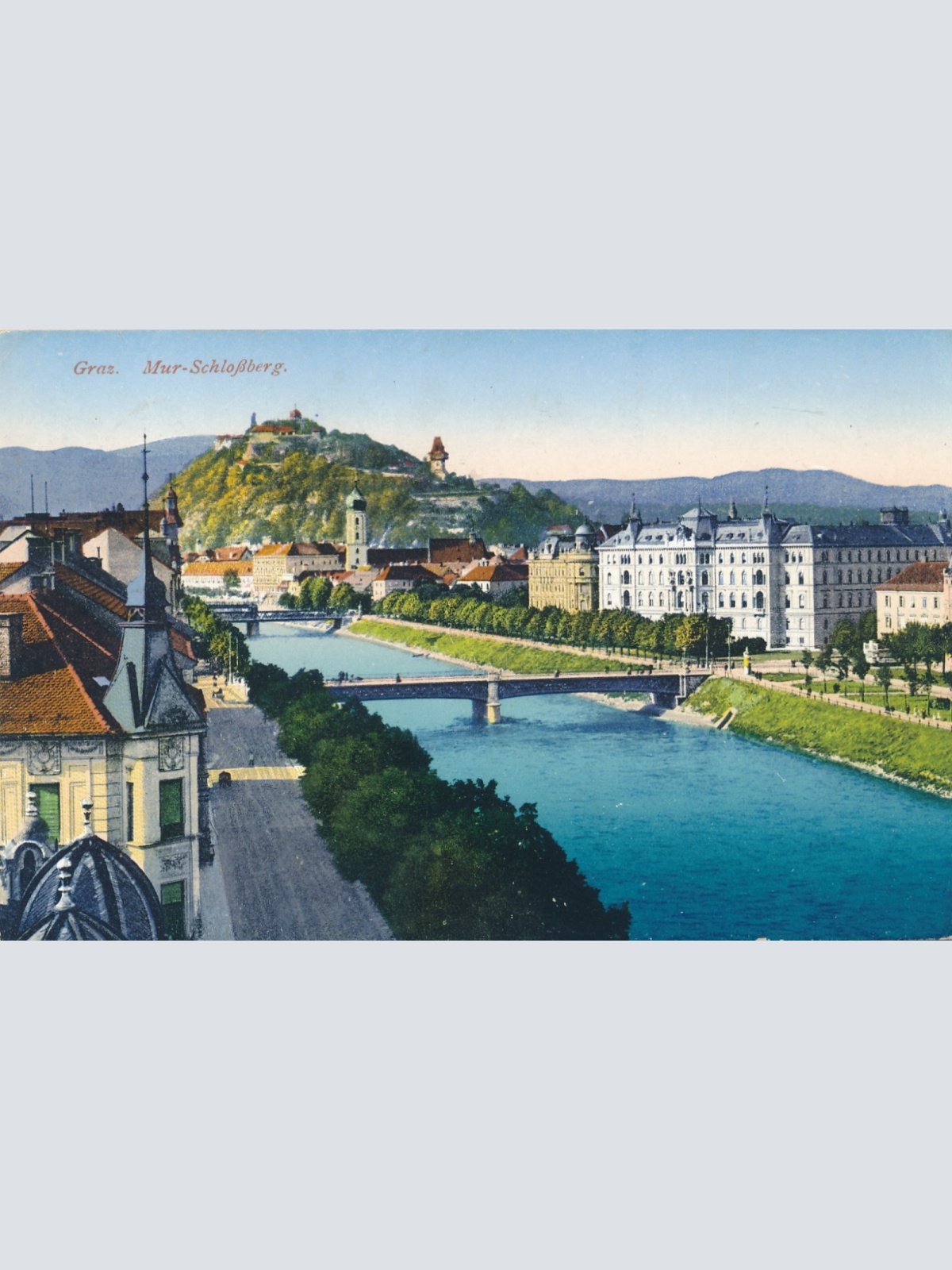 AK aus Graz Mur Schloßburg Steiermark Ansichtskarte (17285)