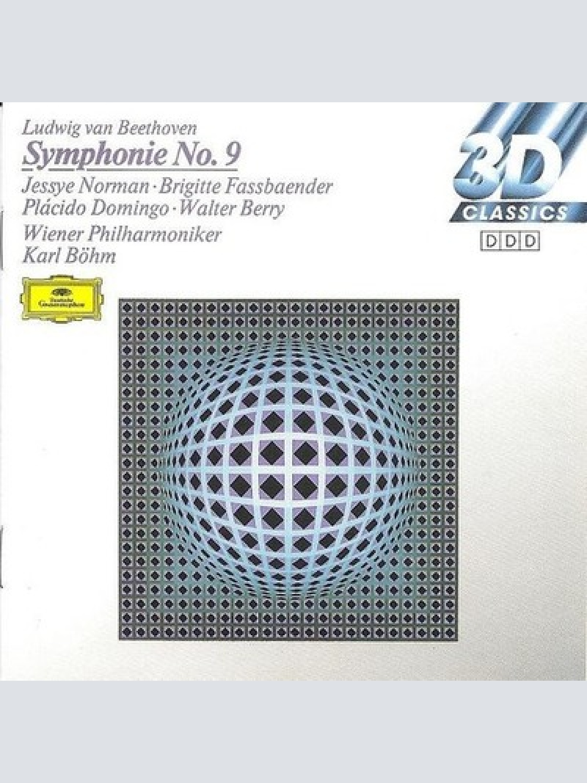 CD, Album Ludwig van Beethoven - Jessye Norman, Brigitte Fassbaender, Plácido...