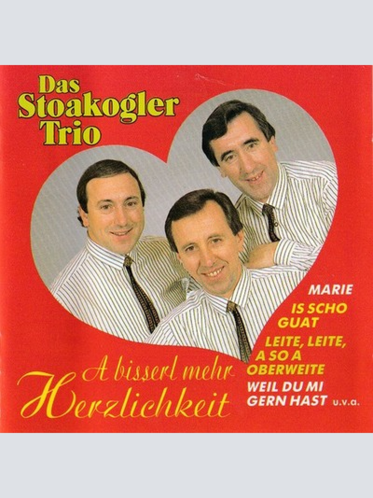 CD, Album Das Stoakogler Trio* - A Bisserl Mehr Herzlichkeit