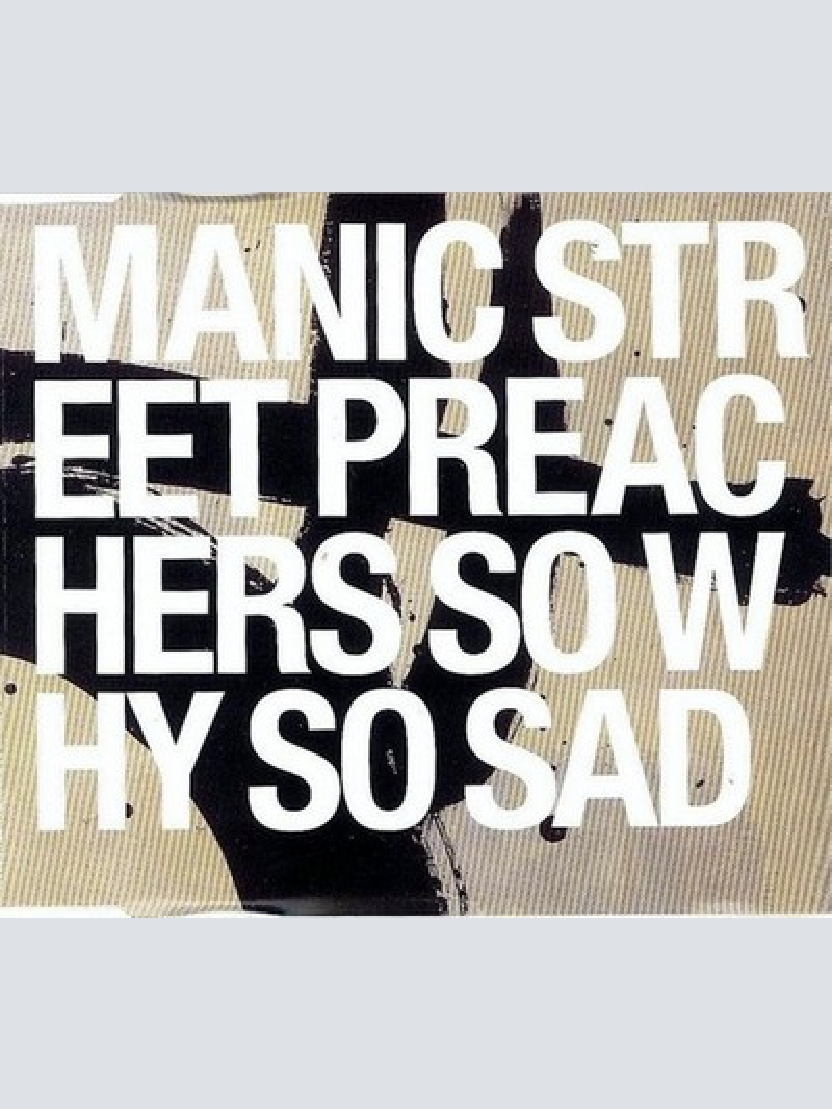 CD, Maxi Manic Street Preachers - So Why So Sad