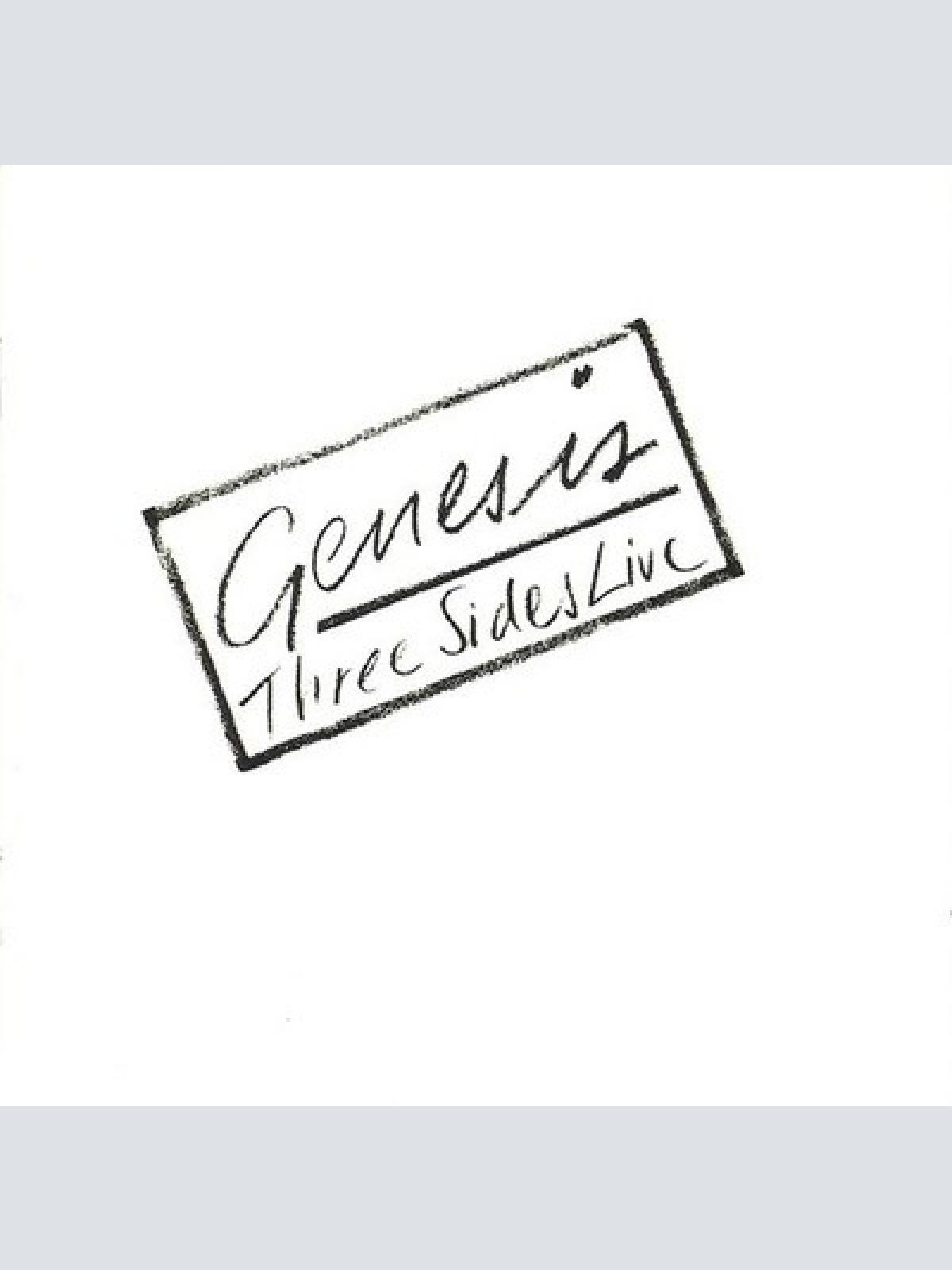 2xCD, Album, RE, RM Genesis - Three Sides Live