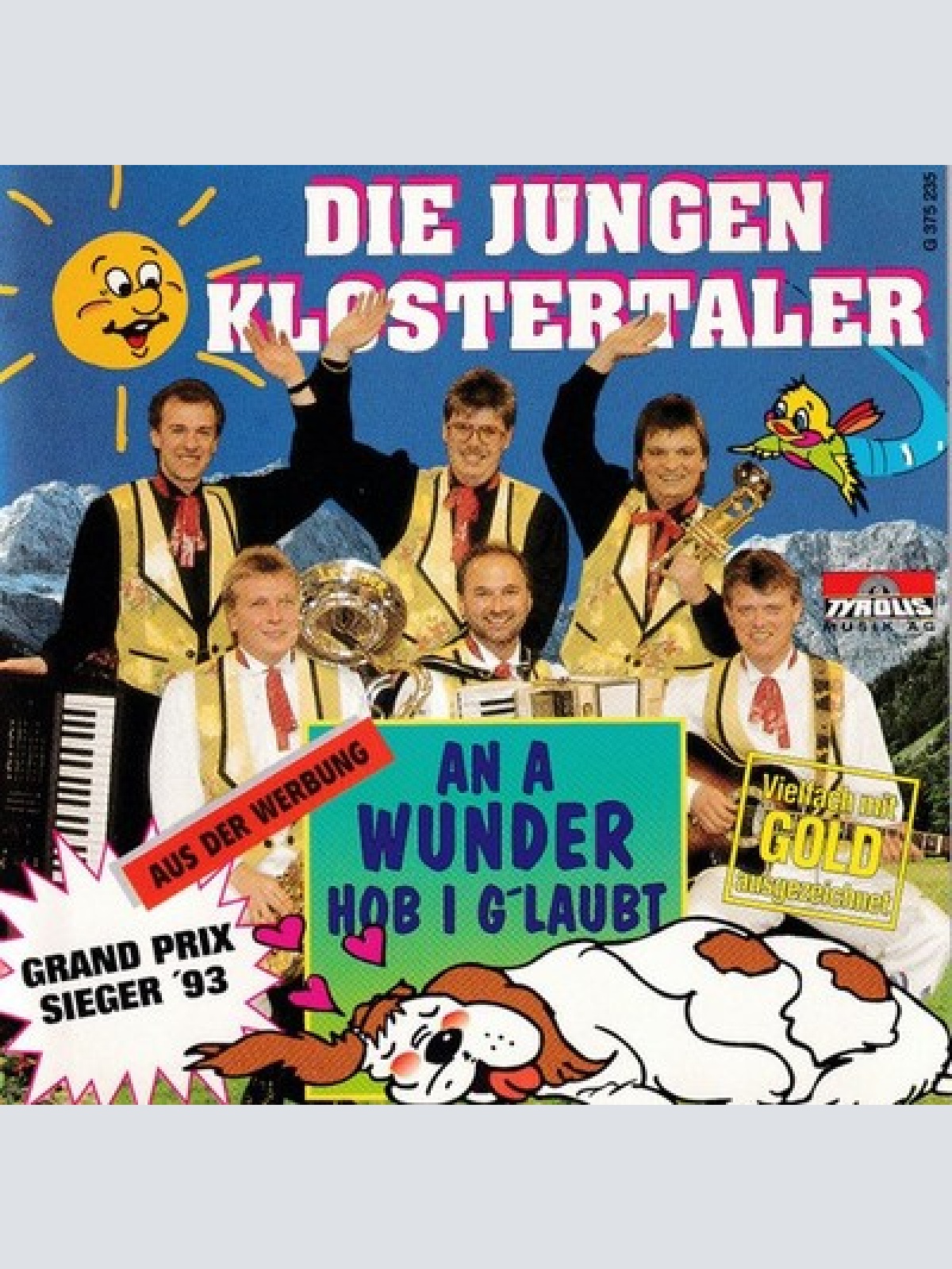 CD, Album Die Jungen Klostertaler - An A Wunder Hob I G'laubt