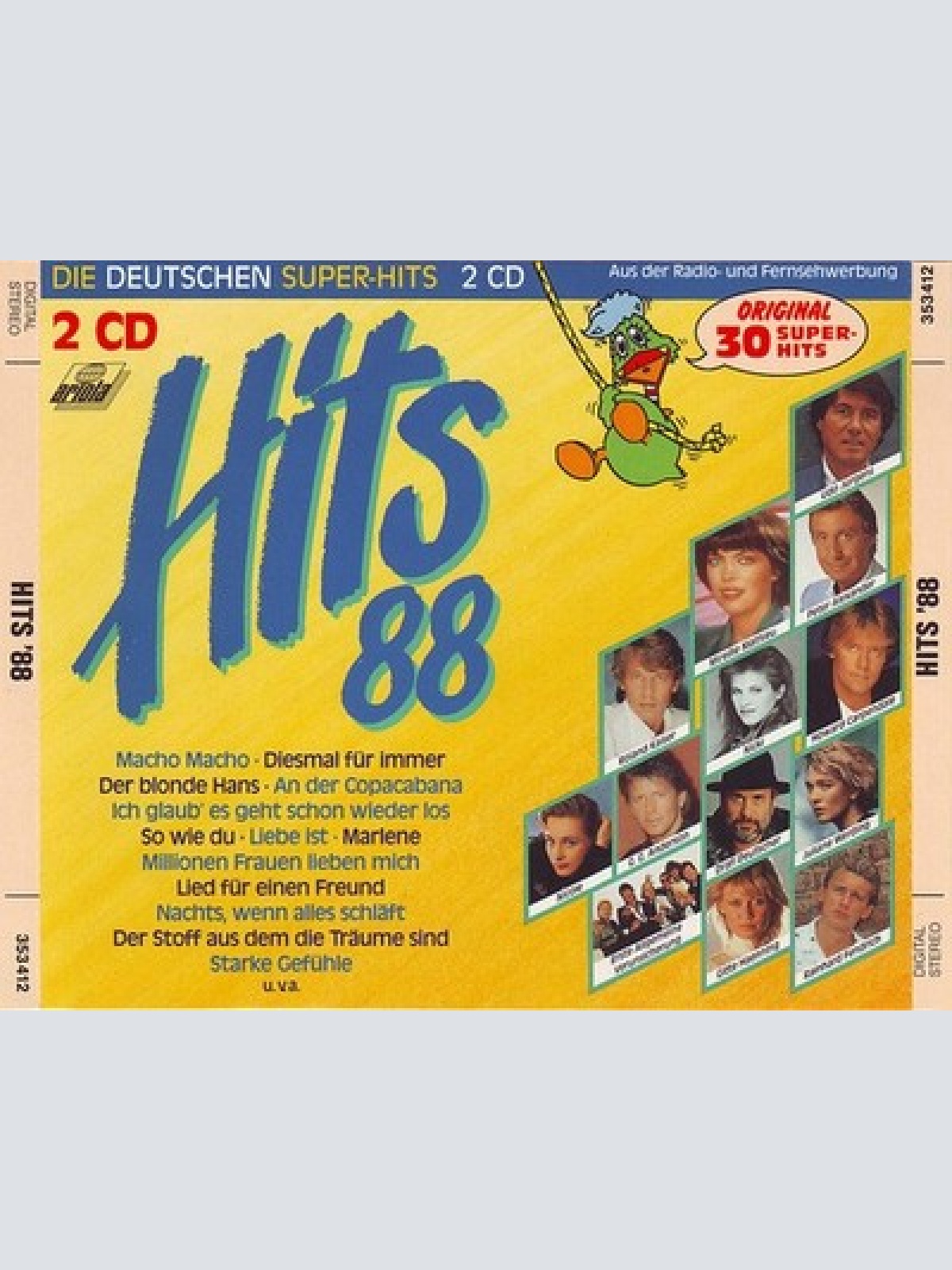 2xCD, Comp Various - Hits '88 - Die Deutschen Super-Hits
