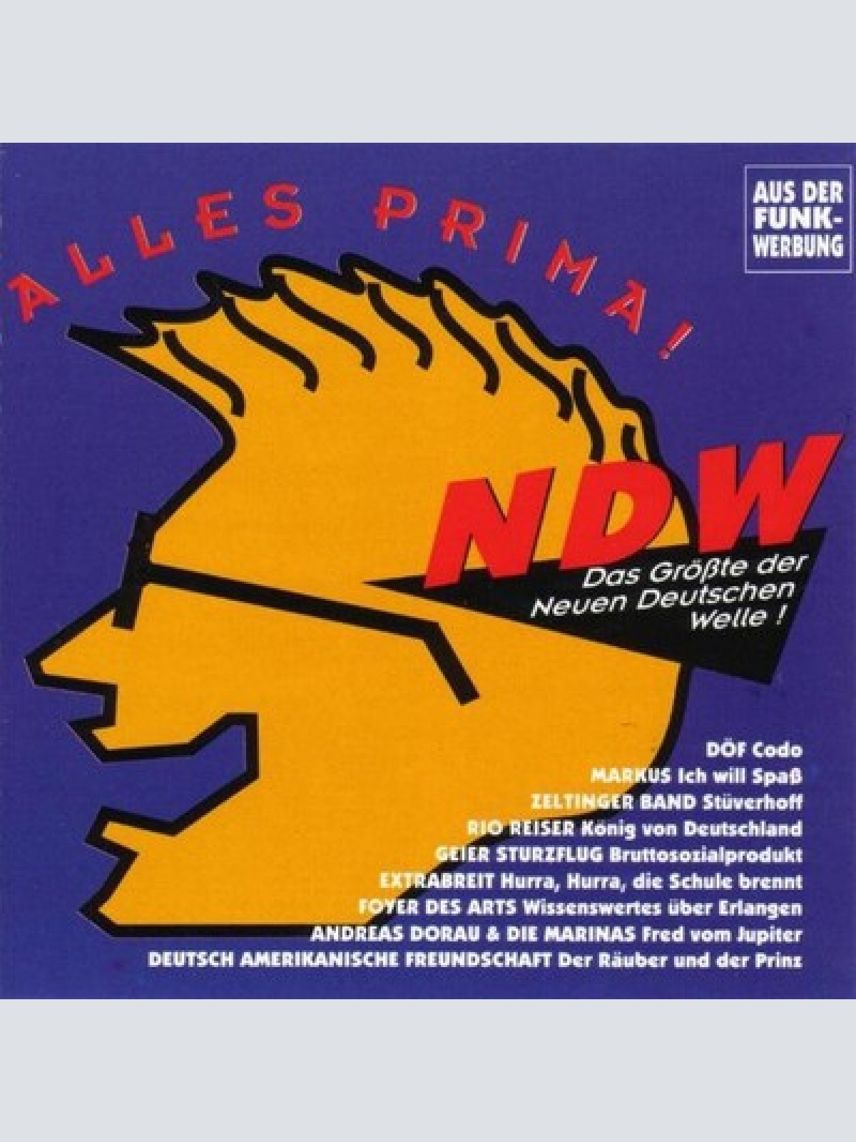 2xCD, Comp, RE Various - Alles Prima! NDW