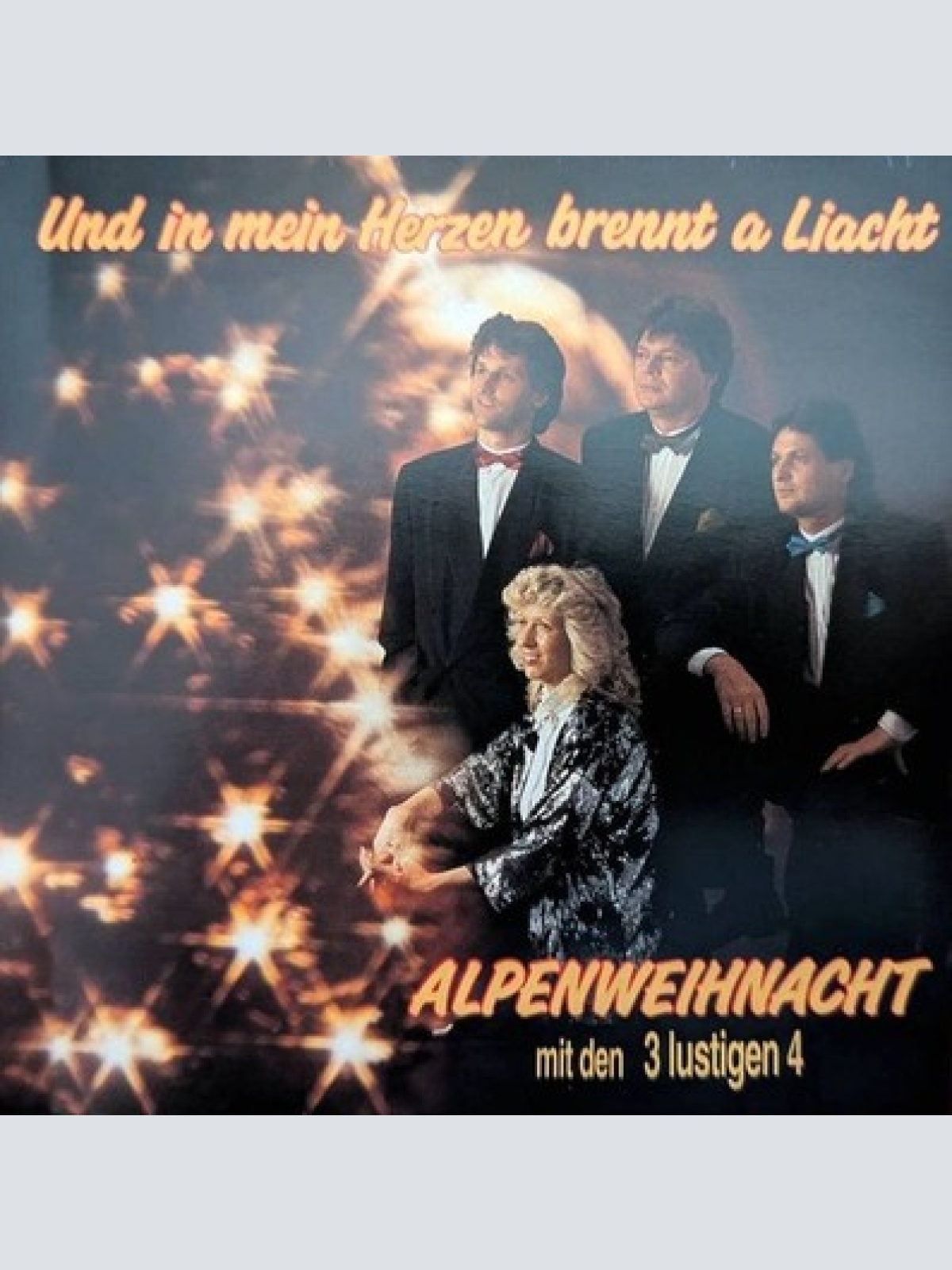 CD, Album Die 3 Lustigen 4 - Und In Mein Herzen Brennt A Liacht (Alpenweihnac...