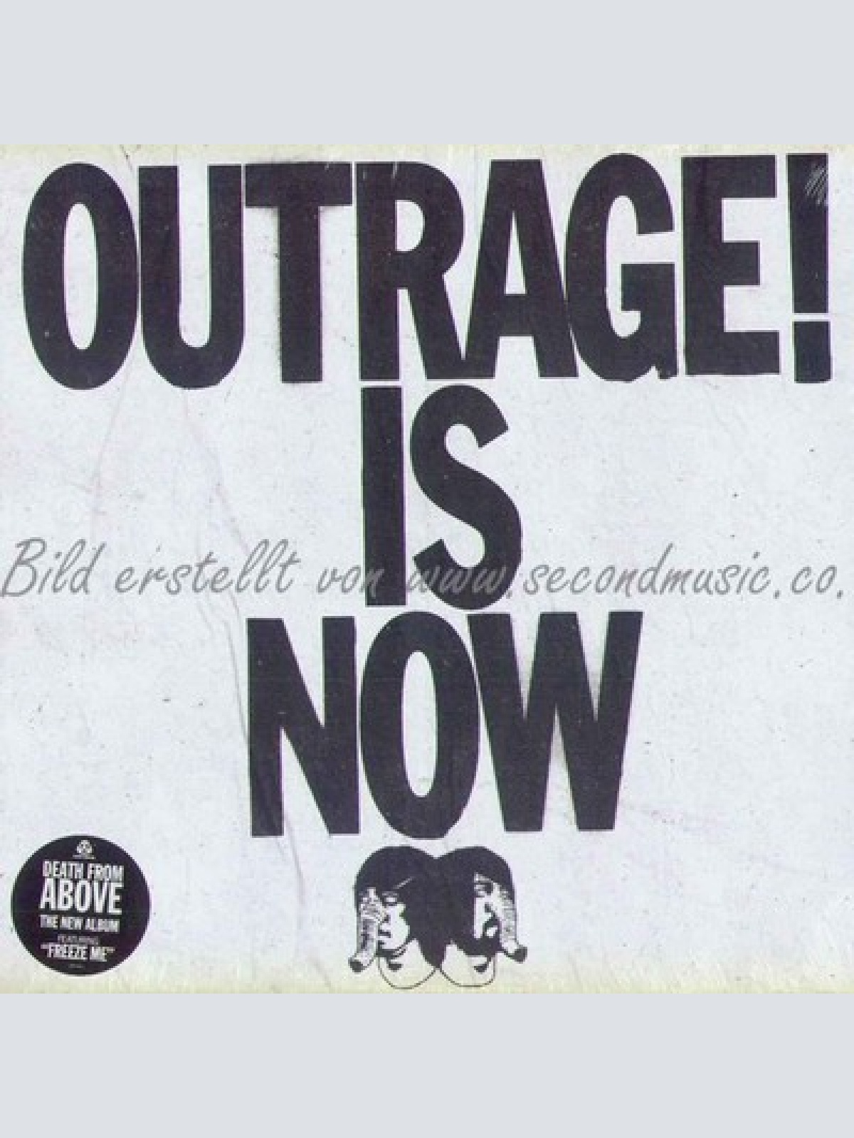 LP-- Death From Above ‎– Outrage! Is Now // Black