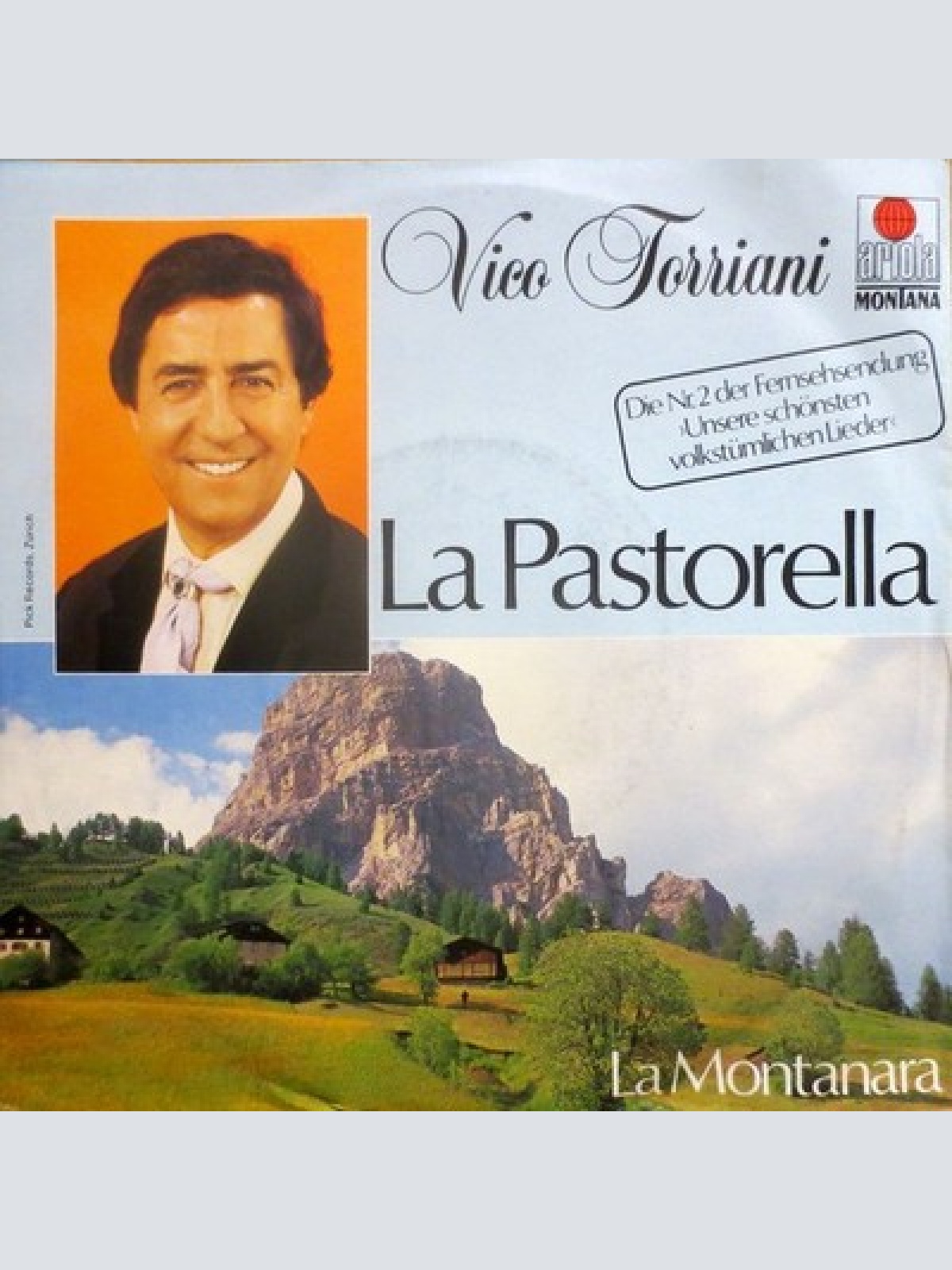 7", Single Vico Torriani - La Pastorella