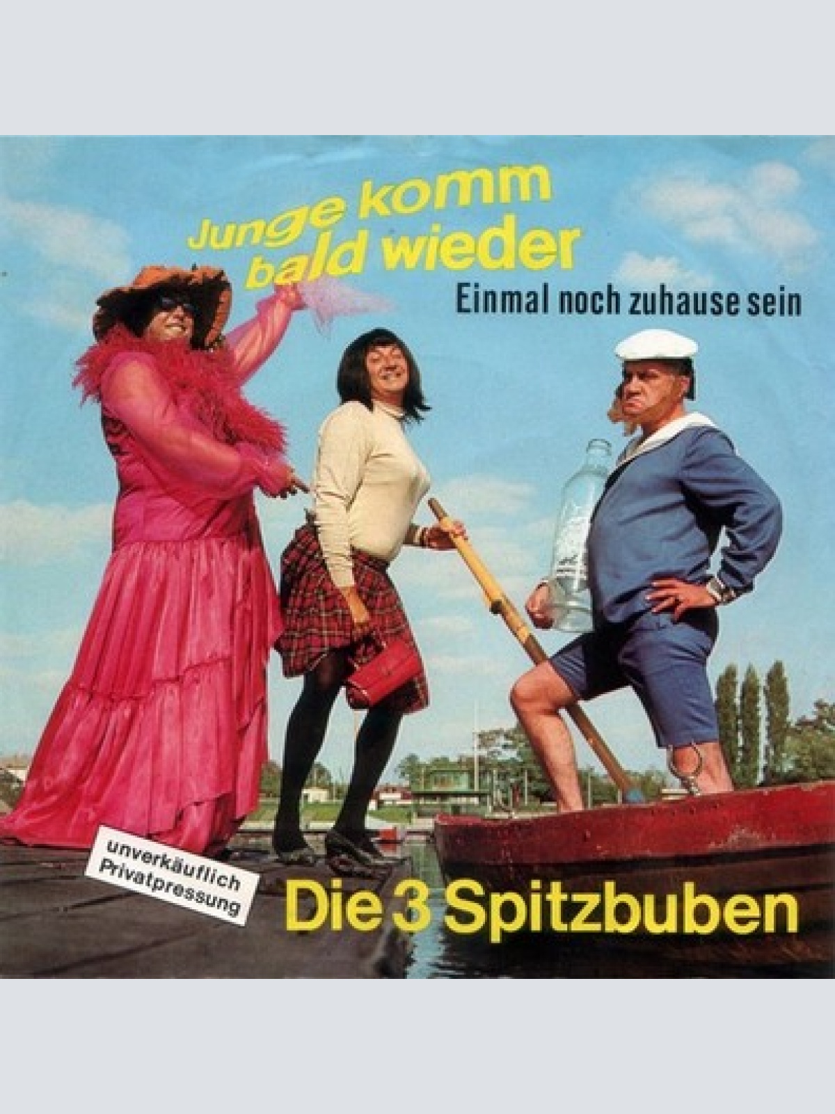 7", Single, Ltd, Promo Die 3 Spitzbuben - Junge, Komm Bald Wieder / Einmal No...