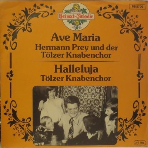 7", Single Hermann Prey, Tölzer Knabenchor - Ave Maria / Halleluja