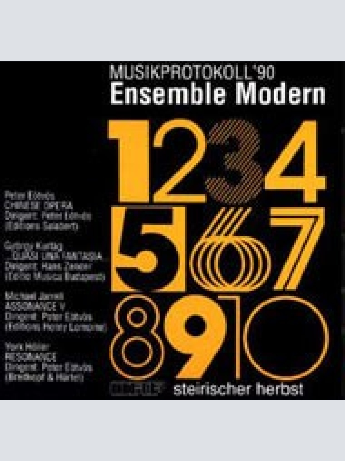 CD, Album, Promo Peter Eötvös / György Kurtág / Michael Jarrell / York Höller...