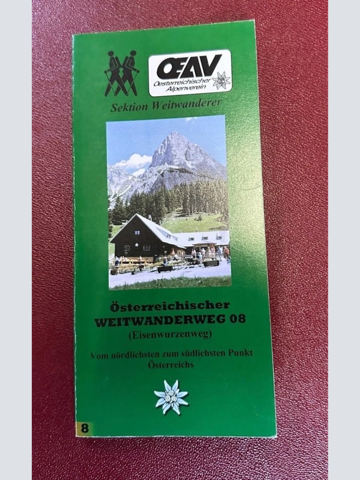 Österreichischer Weitwanderweg Eisenwurzenweg 08 OEAV [Hg.]Fritz Käfer  und Erik