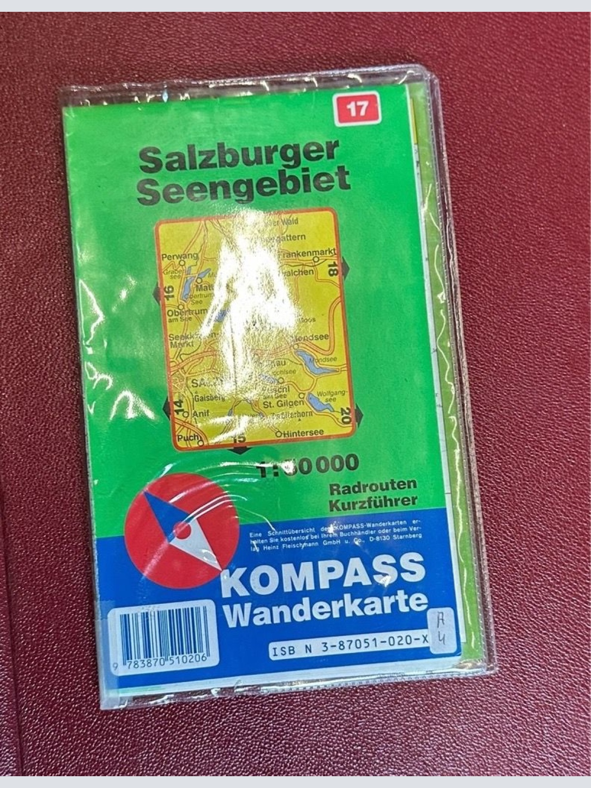 Kompass Karten, Salzburger Seengebiet: Mit Kurzführer und Radwegen. 1:50000 (KOM