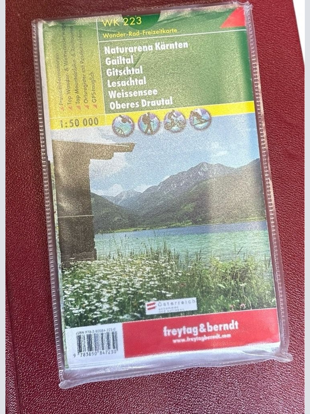 Freytag Berndt Wanderkarten, WK 223, Naturarena Kärnten - Gailtal - Gitschtal  -