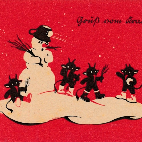 AK gruß vom Krampus Ansichtskarte (17344)