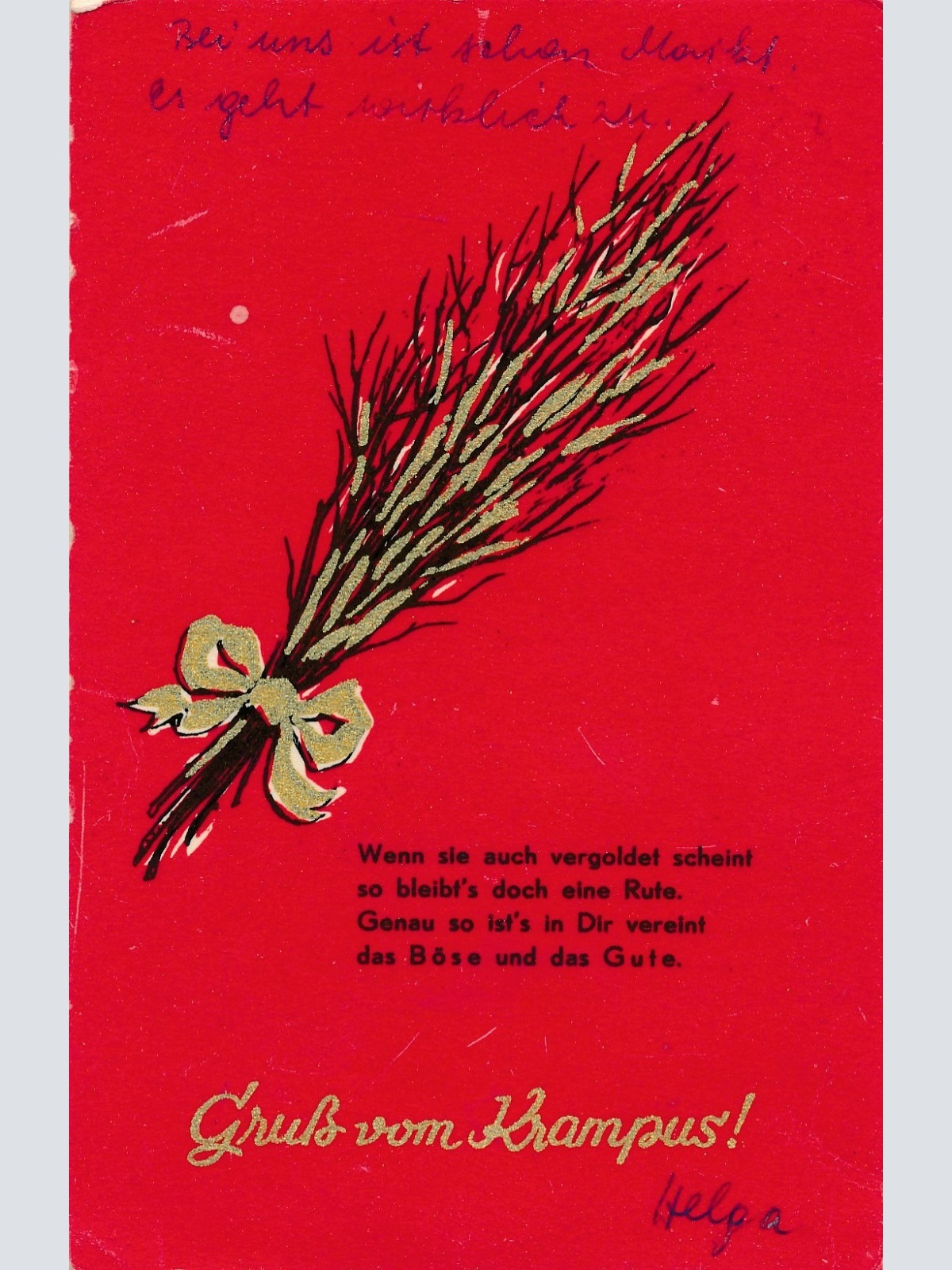 AK gruß vom Krampus Ansichtskarte (17345)