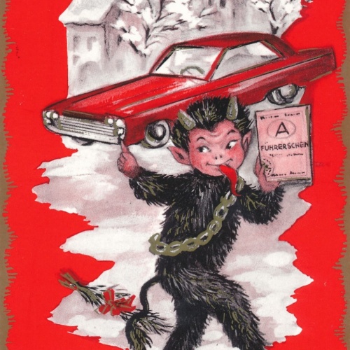 AK gruß vom Krampus Ansichtskarte (17347)