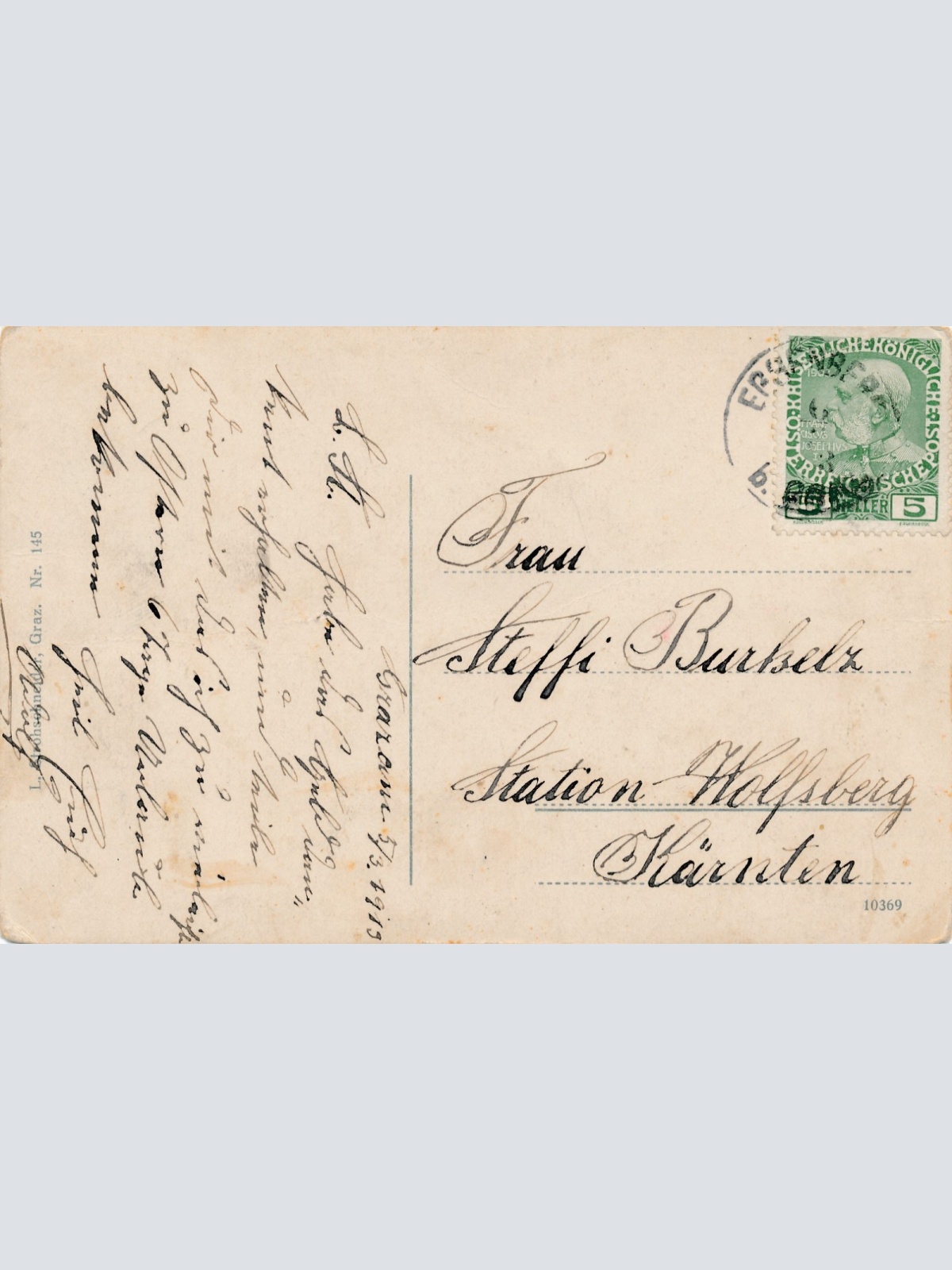 AK aus Graz Kastell am Schlossberg Steiermark Ansichtskarte (18009)