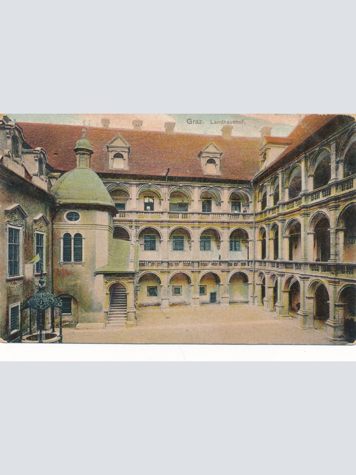 AK aus Graz Landhaushof Steiermark Ansichtskarte (18010)