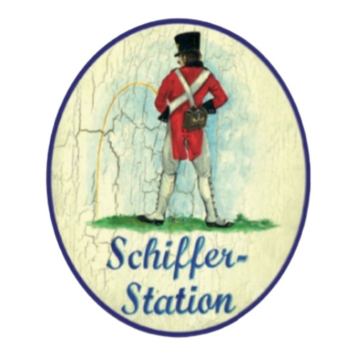 Kuk nostalgie holz schild schifferstation toilette wc