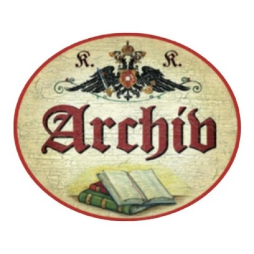 Kuk nostalgie holz schild archiv