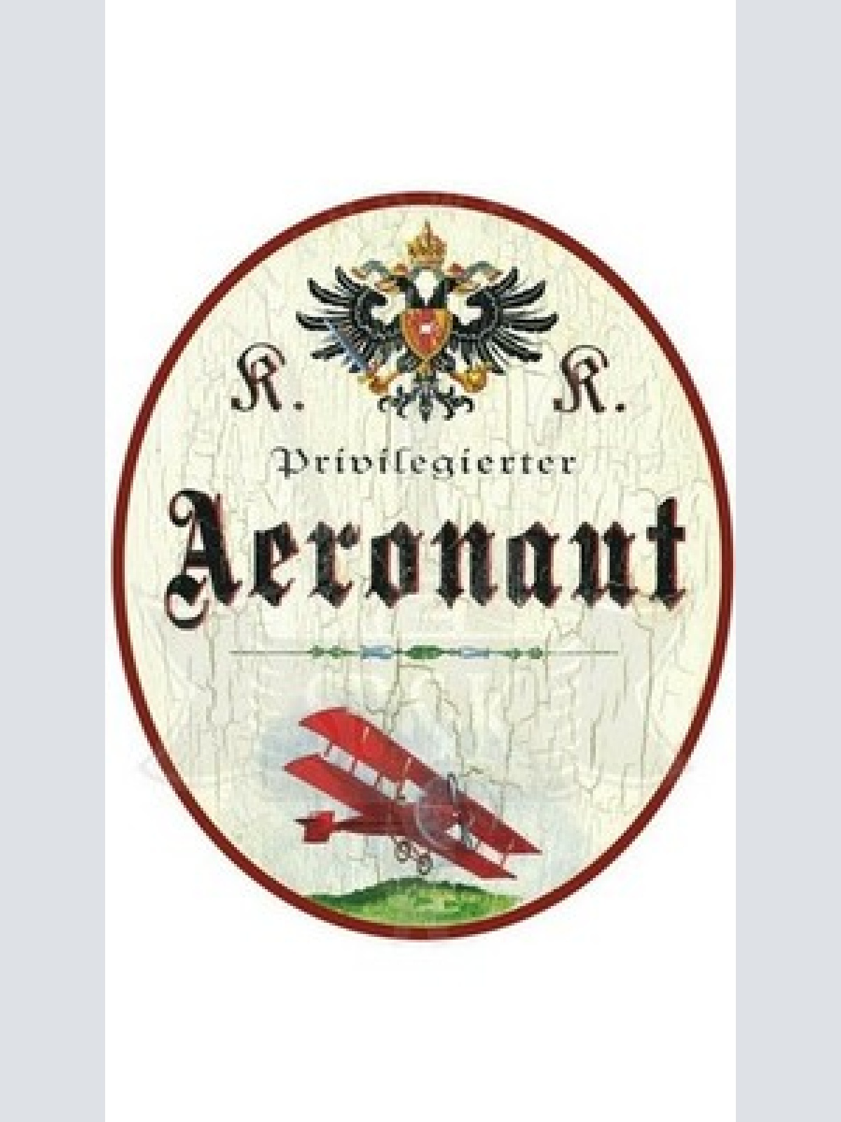 Kuk nostalgie holzschild "aeronaut flugzeug"