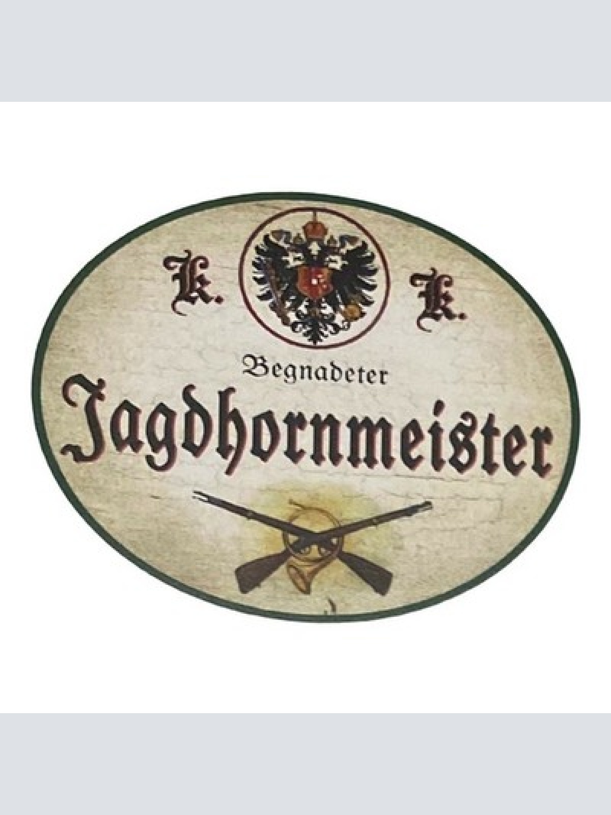 Kuk nostalgie holz schild begnadeter jagdhornmeister jagdhorn musikinstrument