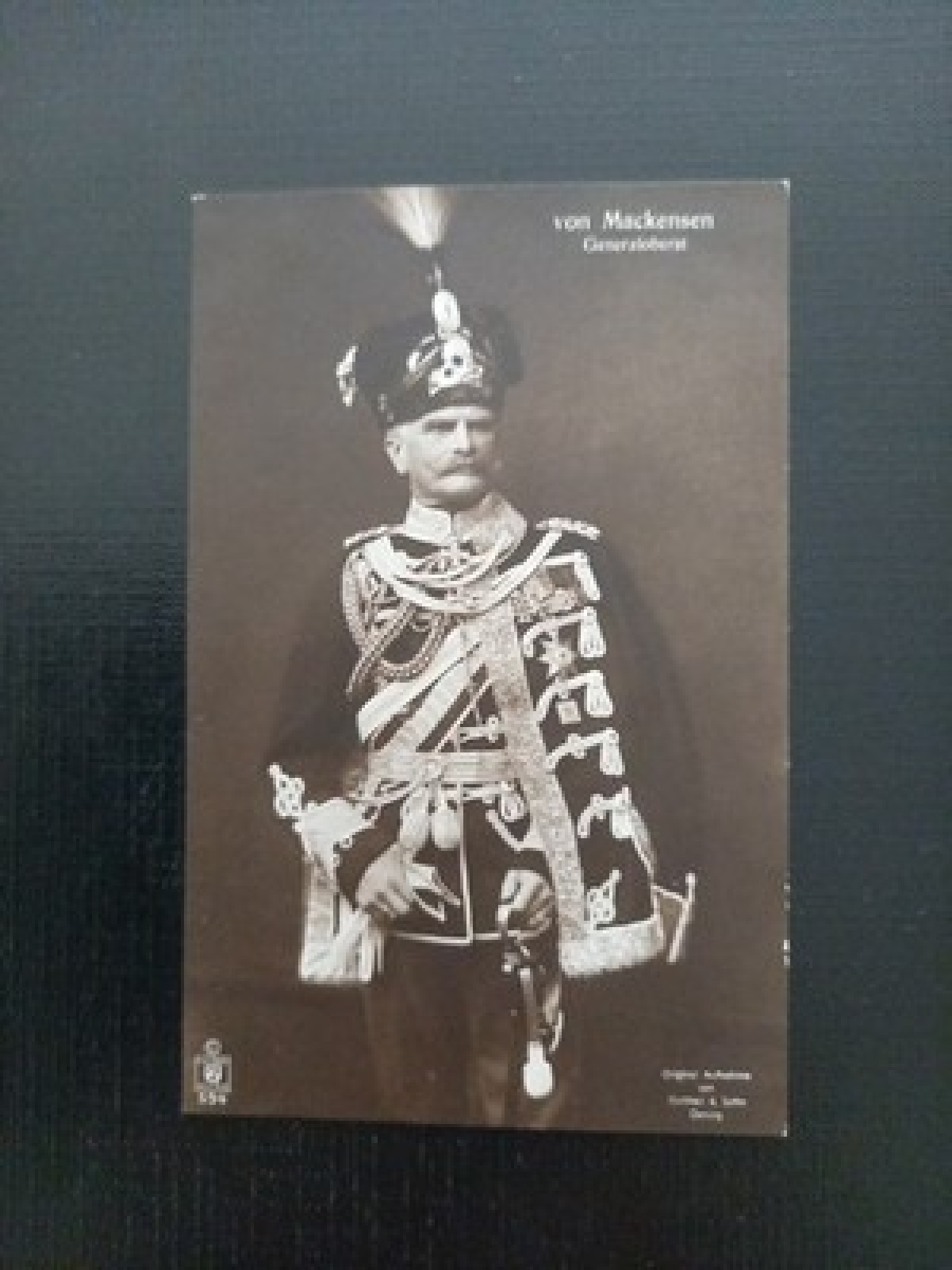 Porträt Von Mackensen Generaloberst Gr
