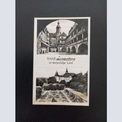 Schloß Langenburg Im Hohenloher Land Deutschland 180246 Gr