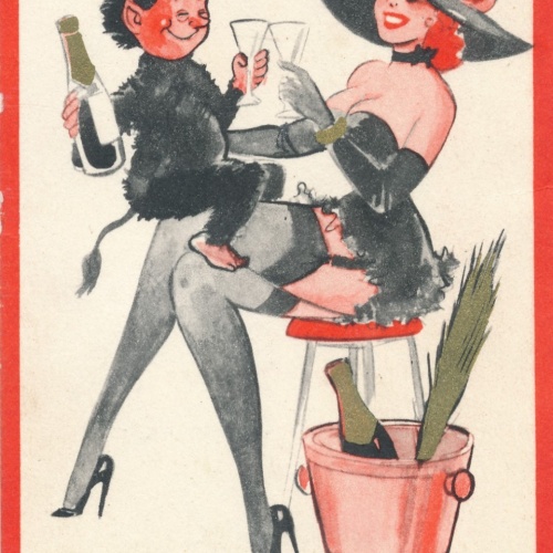 AK gruss vom Krampus Ansichtskarte (17313)