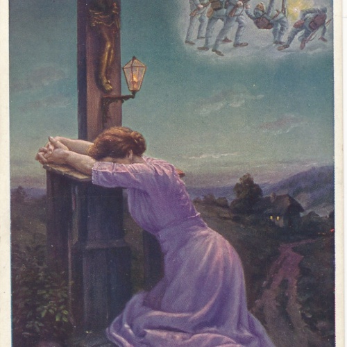 AK Militaria O Herr Beschütze ihn Ansichtskarte (17373)