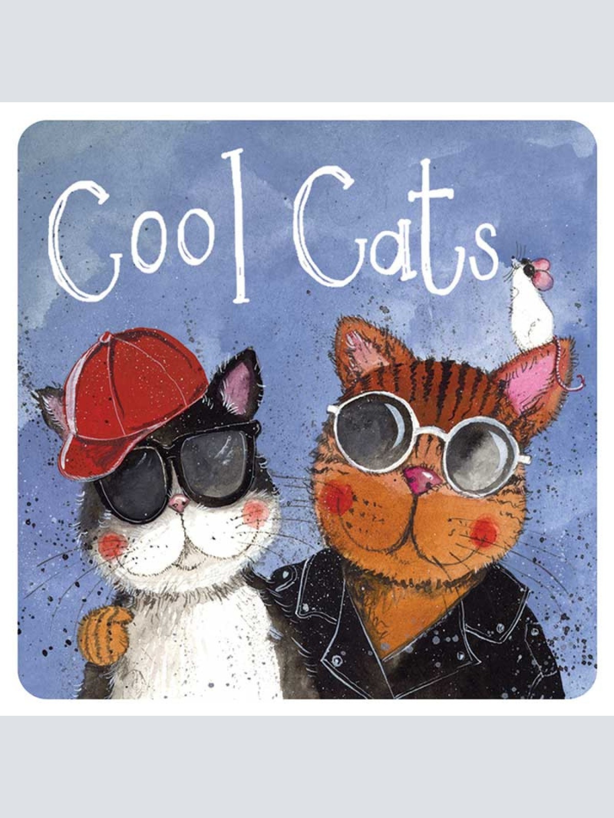 Alex Clark Untersetzer Cool Cat Katze