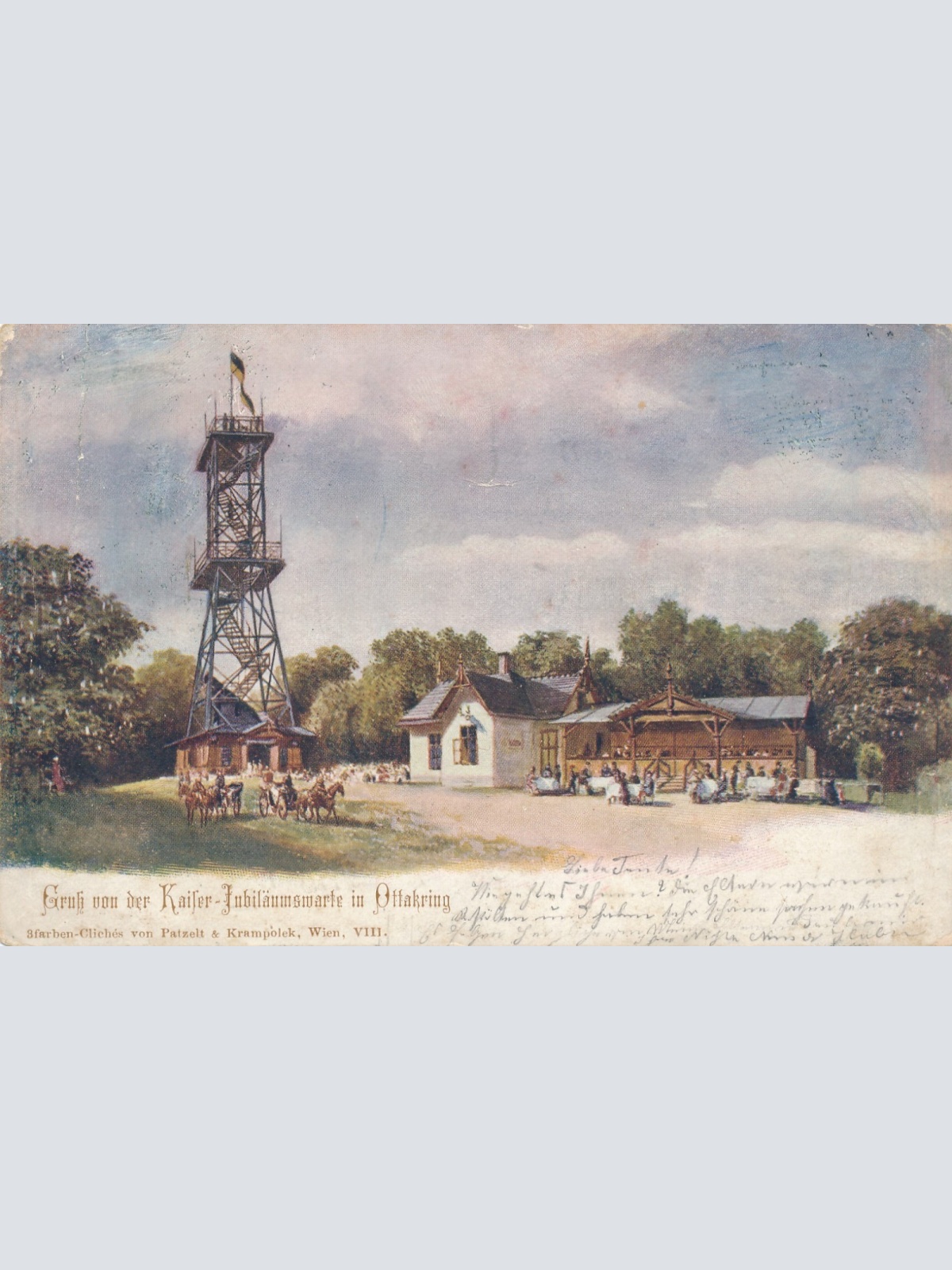 AK aus Wien Ottakring Kaiser Jubiläumswarte Ansichtskarte (18046)