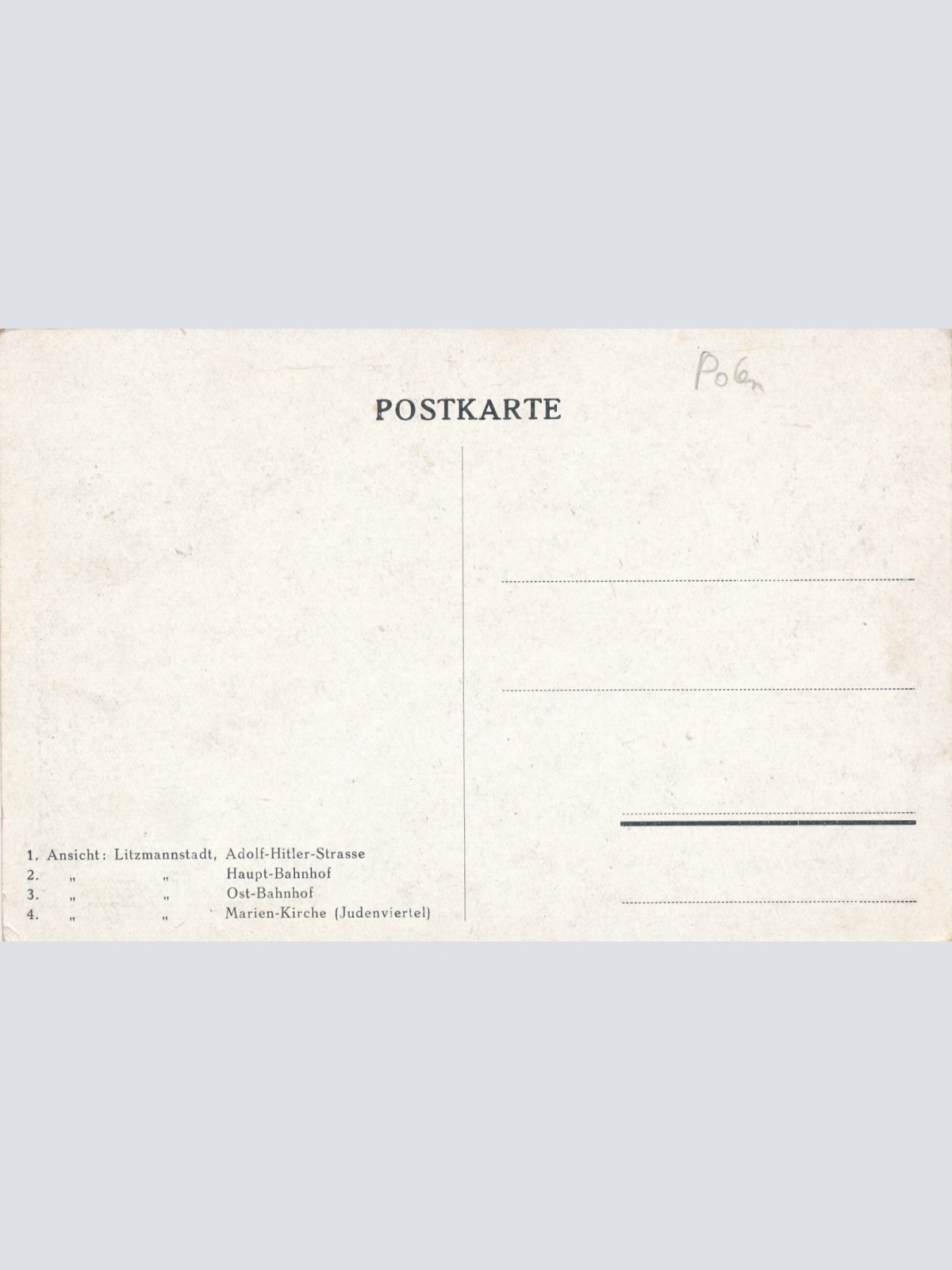 AK aus Litzmannstadt Polen Mehrbildkarte Ansichtskarte (18051)