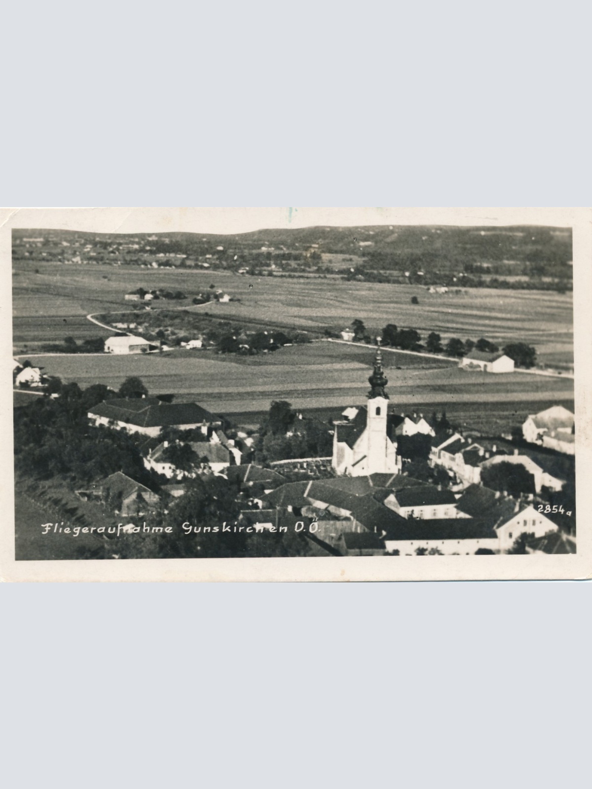 AK Fliegeraufnahme aus Gunskirchen Oberösterreich Ansichtskarte (18181)