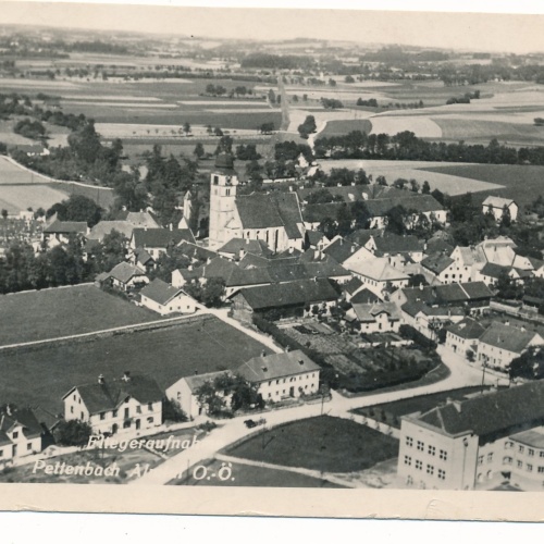 AK Fliegeraufnahme aus Pettenbach Oberösterreich Ansichtskarte (18182)