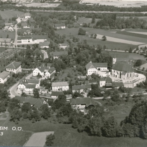 AK Luftbild Nr. 3 aus Schleissheim Oberösterreich Ansichtskarte (18183)