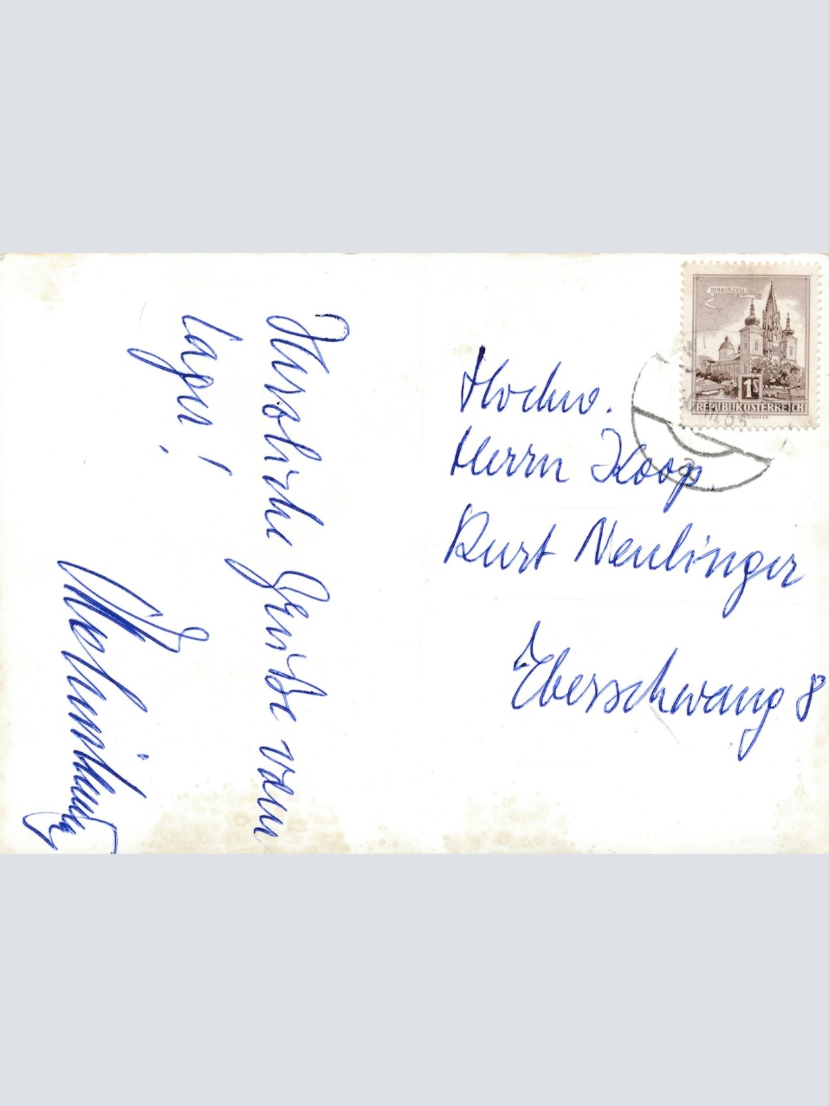 AK Luftbild Ostermiething Oberösterreich Ansichtskarte (18187)