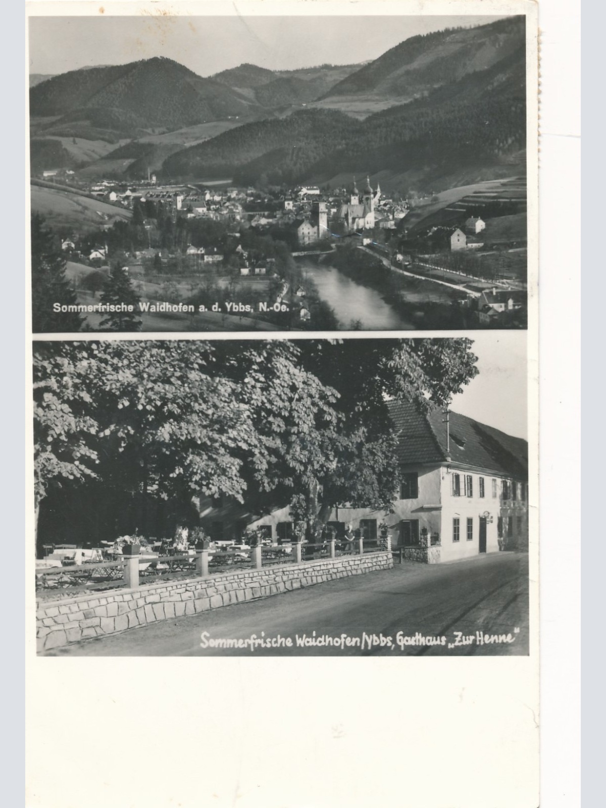 AK aus Waidhofen an der Ybbs Gasthaus Henne Niederösterreich (18197)