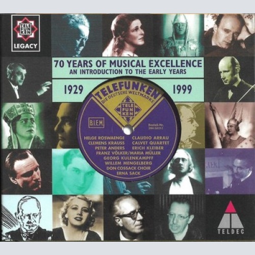 CD, Comp, Mono Various - The Telefunken Legacy - 70 Years Of Musical Excellen...