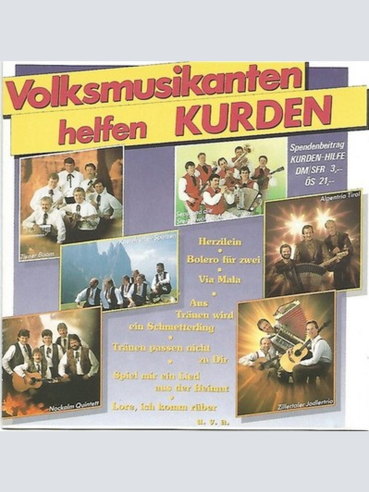 CD, Comp Various - Volksmusikanten Helfen Kurden