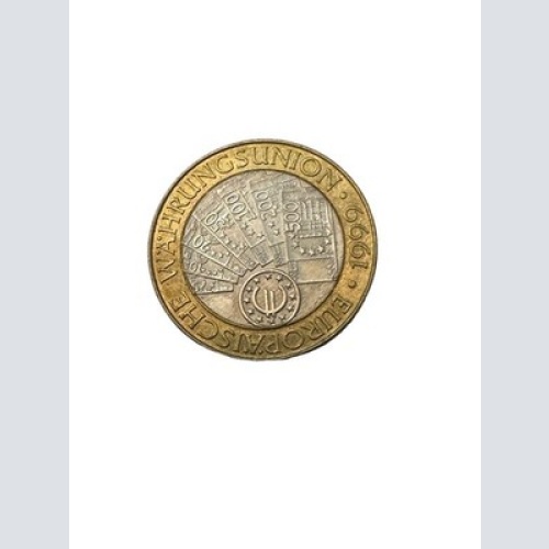 50 Schilling Bi Metall  Währungsunion  1999