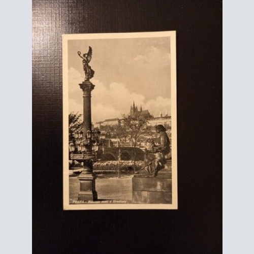 Prag Manesbrücke Und Hradschin 20362 Gr