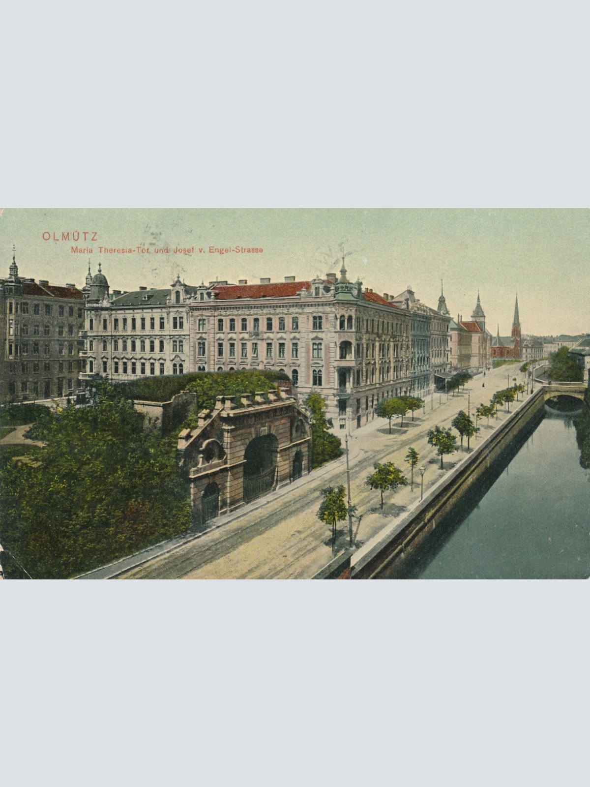 AK aus Olmütz Maria Theresia Tor Tschechoslowakei Ansichtskarte (18043)
