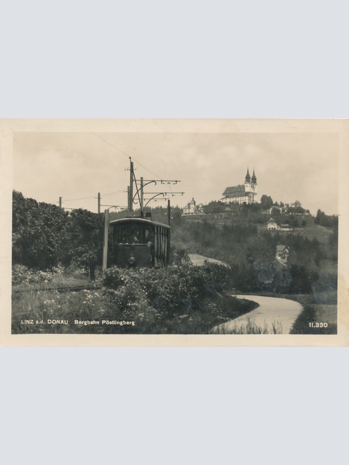 AK aus Linz an der Donau Bergbahn Pöstlingberg Ansichtskarte (18233)
