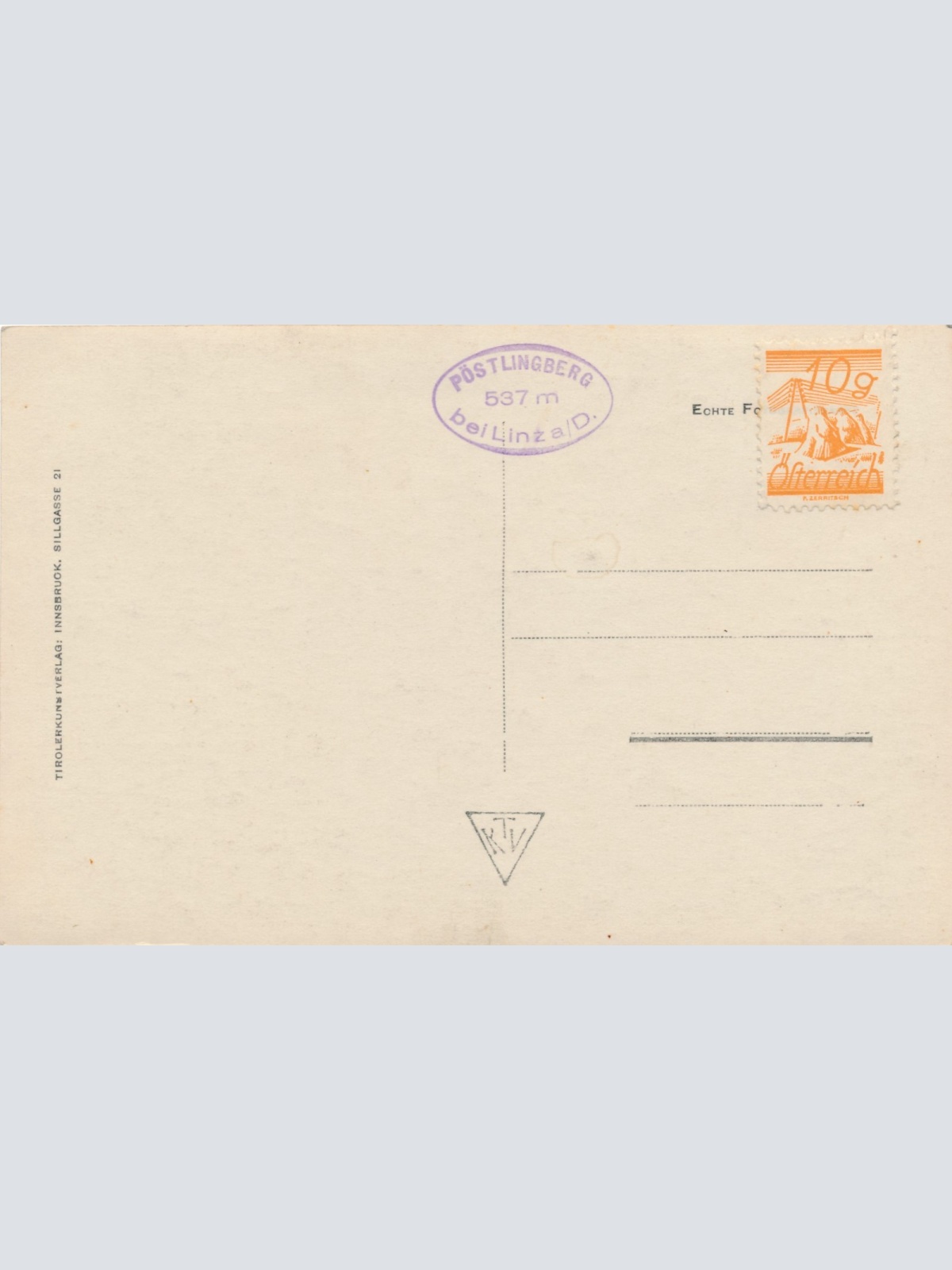 AK aus Linz an der Donau Bergbahn Pöstlingberg Ansichtskarte (18233)